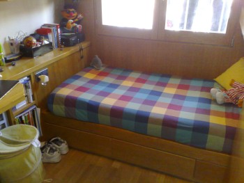 dormitorio juvenil individual con canape