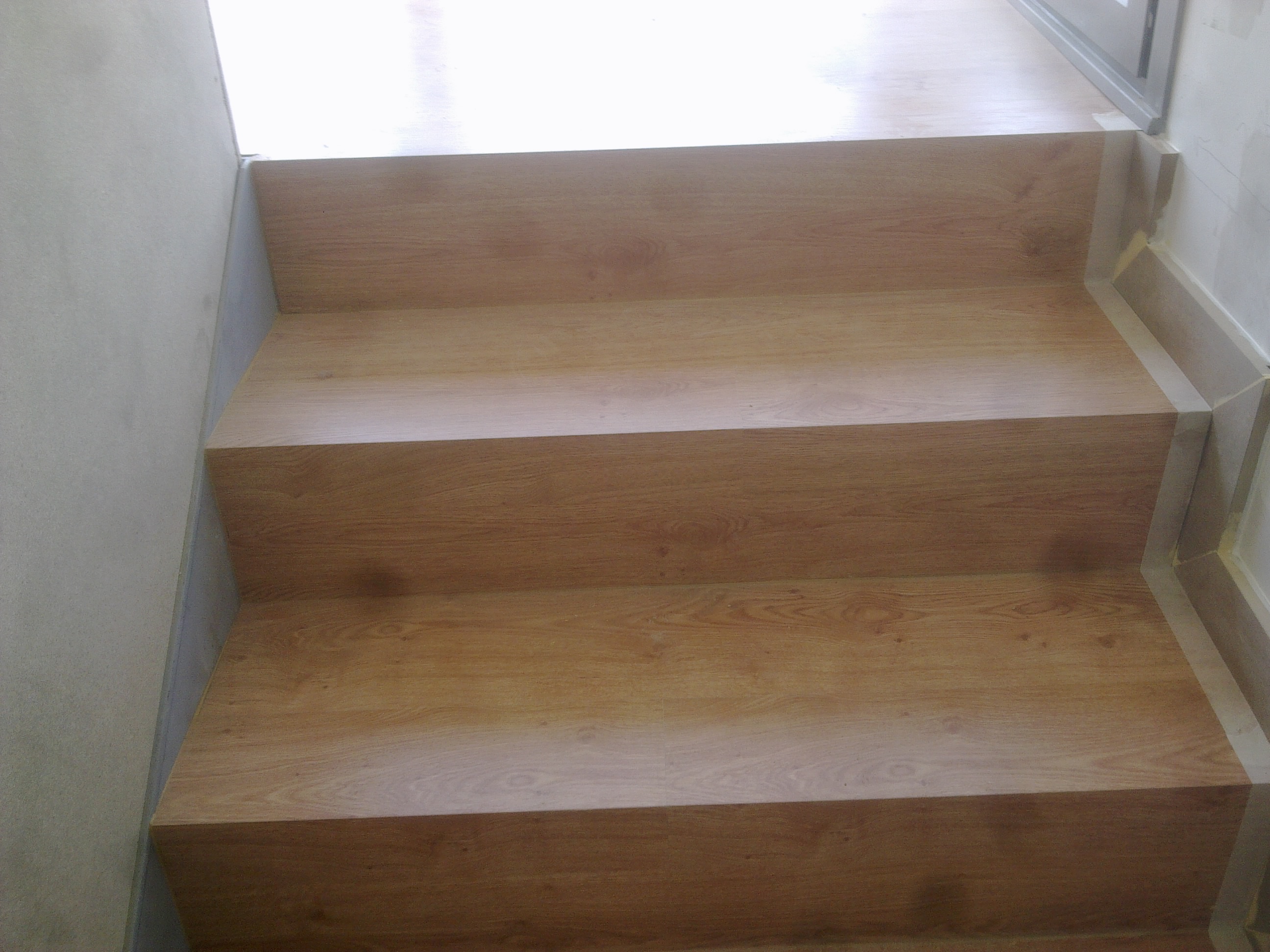 instalacion de parquets en escaleras