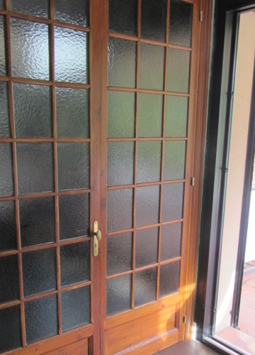 puertas interiores con cristales translucidos